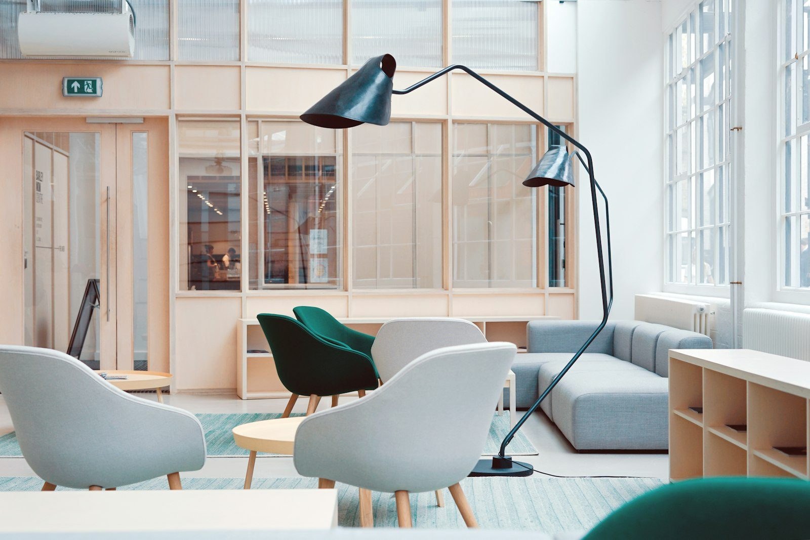 A quiet corner of the Paris office